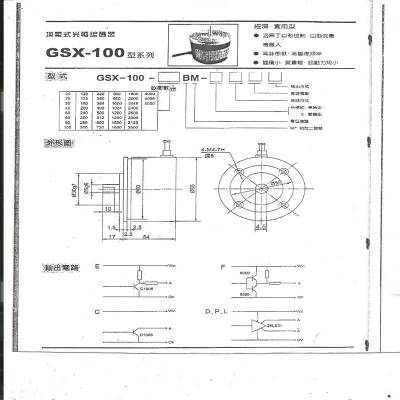 光电编码器 型号:GS599-GSX-101-100BM-G5-24A库号：M85383