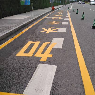 重庆道路划线 停车库划线施工