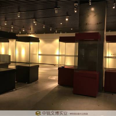 古玩玉器工艺品展示柜 博物馆玻璃精品陈列柜定制厂家
