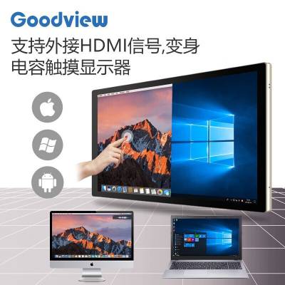 仙视(Goodview)电容触控一体机交互式商用显示器广告机 TC49H1