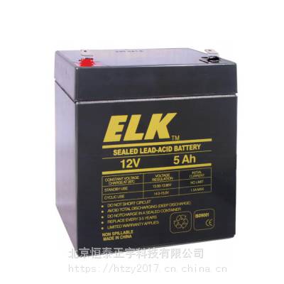 美国ELK蓄电池ELK-1213 12V1.3AH 消防应急 电梯配件