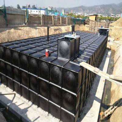 江西 安徽不锈钢304方形箱泵水箱 一体化地上地埋式消防水箱 700立方