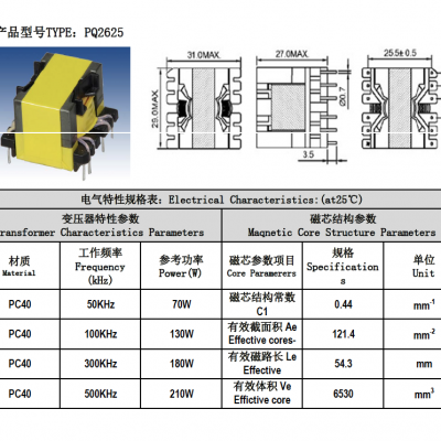 STS静态开关转换电源变压器电感