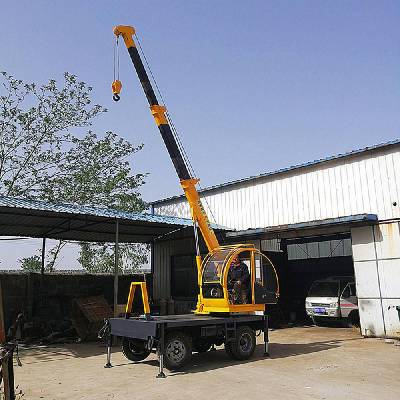 济宁亚信农用四轮自制吊车 四不像农用小吊车厂家报价