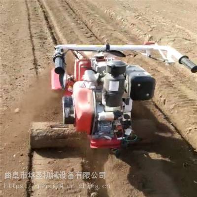 华圣机械农用小型开沟机 8马力培土机 电启动草莓起垄机