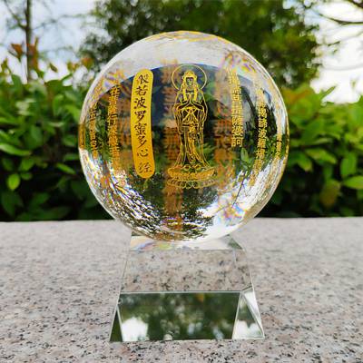 玻璃水晶球定做，昆明展览水晶球，白色透明玻璃球制作厂家