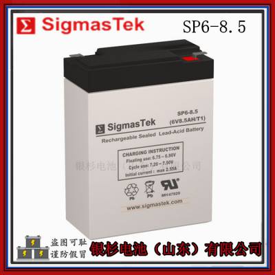 美国SigmasTek蓄电池SP6-8.5精密仪器 电子秤用6V-4.5AH铅酸电池