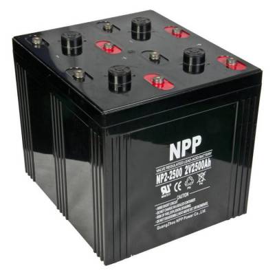 耐普蓄电池 NP2-2500 NPP 2V2500Ah 电厂备用电源 阀控密封式