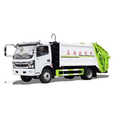 东风9方后挂桶压缩垃圾车 双向压缩可装载8吨生活垃圾 型号EQ1125SJ