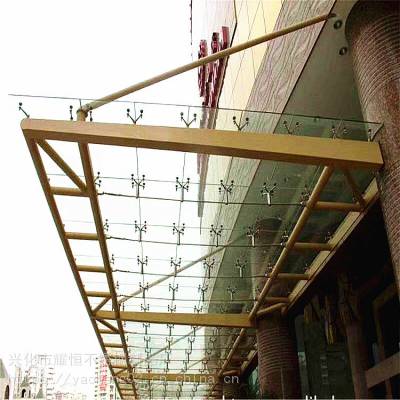 室外玻璃雨棚220型驳接爪160不锈钢爪件