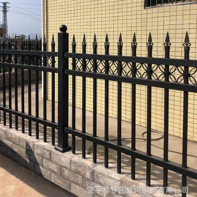 锌钢护栏 小区别墅围墙护栏 工厂庭院栏杆铁栅栏校园院墙围栏