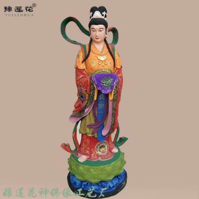 扶筐七星 七仙女神像 牛郎织女塑像 金童玉女 七仙姑图片 玻璃钢佛像厂家 道教神像图片