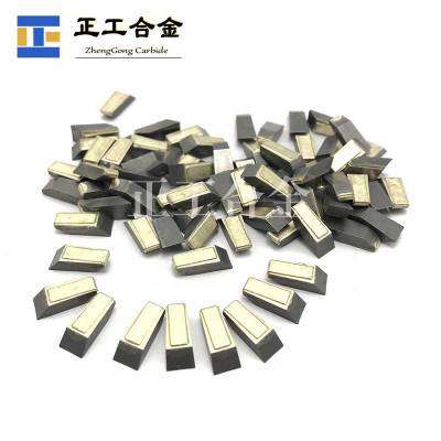 硬质合金预镀锯齿片铜焊钨钢锯片割草圆锯齿木工机用合金刀粒