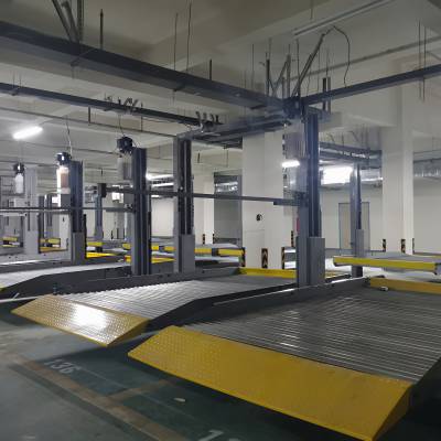 浏阳立体停车场设备租赁 多层机械停车位租用公司 室内机械车库安装 四柱立体停车场租赁