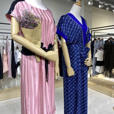 深圳南油挑款高端货品【言梭】21夏装 上海轻奢专柜品牌女装批发走份