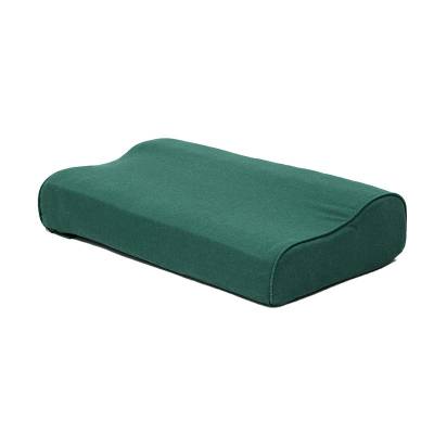 识坚户外训练单人枕头民政救灾物资劳保枕头可拆洗绿色枕头