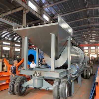 砂金矿滚筒洗矿机 移动去泥选沙金设备 洗金滚筒筛选金机 陆地采金车