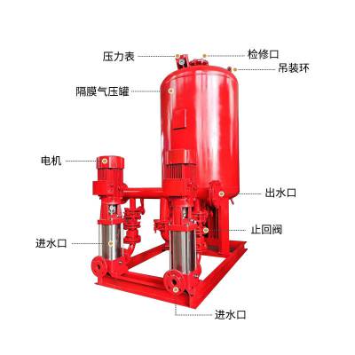 消防立式单级自动喷淋泵 成套稳压设备 XBD15.0/50G-L 消火栓高压管道离心泵