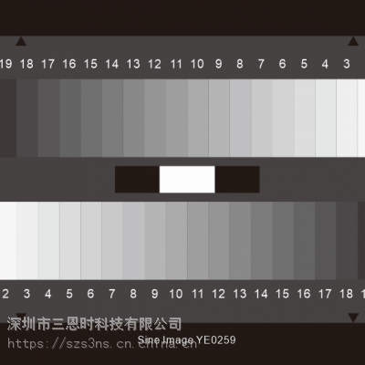 3nh噪声动态范围测试卡数字相机测试卡20级灰阶YE0259反射式TE259D或定制透射式chart