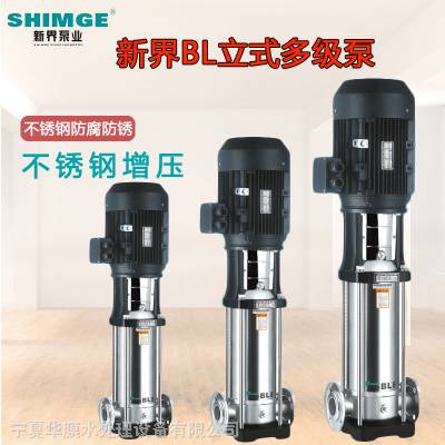 新界不锈钢增压泵BLT12-2/3/4/5/6/7工业商用供水加压水泵2寸口径