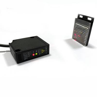 激光光电开关1220mpq58m3rsa立体库快速门镜面反射回归反射型带反光板