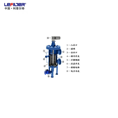 利菲尔特 LFZ-800-400 农业 污水处理配套设备 全自动清洗过滤器