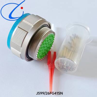 骊创J599圆形连接器 J599/20FD19PCN 插头插座 电源接插件出售拍前咨询