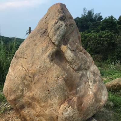 梅州蕉岭 黄蜡石雕 纪念刻字石 地标石厂家直销