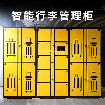 湖南酒店智能行李储物柜6门微信联网扫码行李柜定制