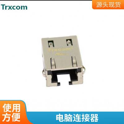 泰瑞康/Trxcom 加长RJ45百兆带LED灯连接器tJ0G-0001NL专业研发生产连接器接口R