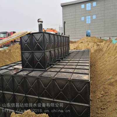 轴流深井泵装配式地埋型消防箱泵一体化给水泵站