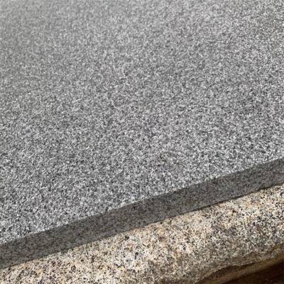 河南芝麻黑花岗岩芝麻黑火烧面荔枝面光面花岗岩石材