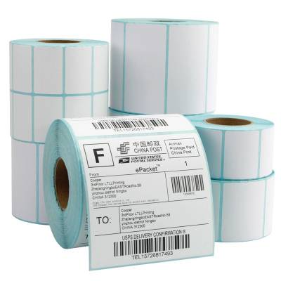 三防热敏标签纸超市专用价格不干胶条码打印机纸防水奶茶贴纸