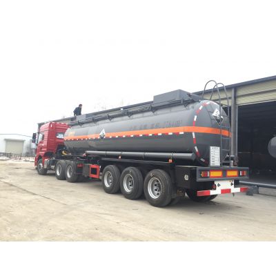 吉林延边烧碱半挂罐车, 解放J6盐酸罐车工厂直销