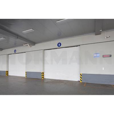 霍曼门业保温型工业分节提升门滑升门工业厂房大门