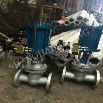 Z641H气动法兰闸阀 Z641H-25C 气动活塞式闸阀 工业水利电站闸阀