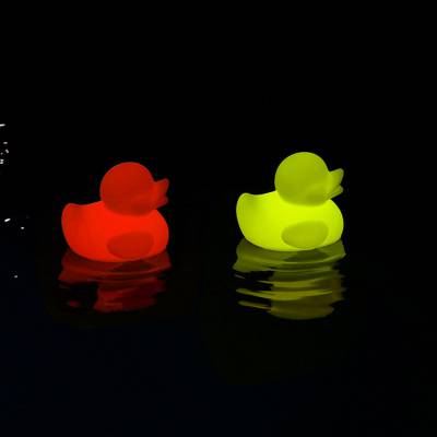 led创意小鸭滚塑pe塑料小鸭灯罩无线遥控蓝牙卡通小鸭玩具灯