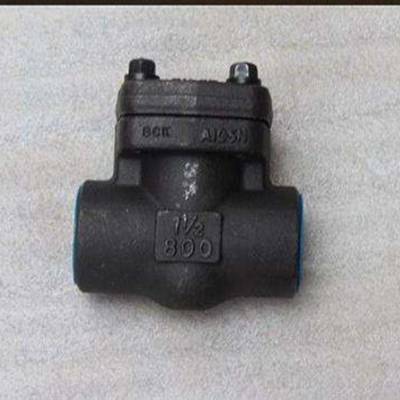 生产 H61W-16RL 锻钢焊接升降式止回阀 锻压单向止回阀 逆止阀