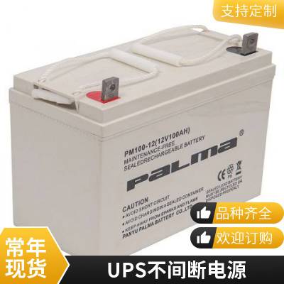 PaLma八马蓄电池PM100-12 12V100AH 免维护阀控式固定型电瓶