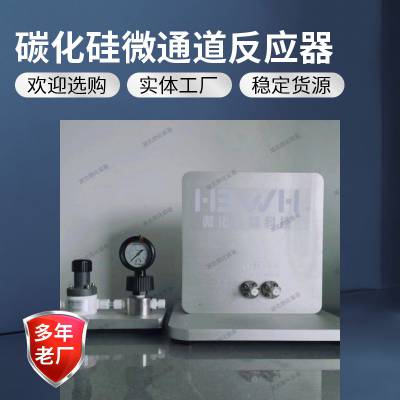 碳化硅微通道反应器 WH-2450 50ml 中试级 富脂剂制备