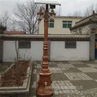济宁中达厂家出售景观欧式路灯杆/水泥制品别墅景观灯座