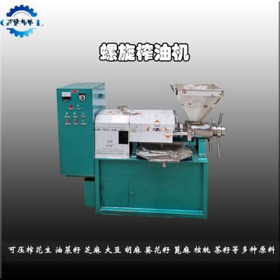 全自动油菜籽榨油机 香油榨油机 小型油厂自动化榨油机