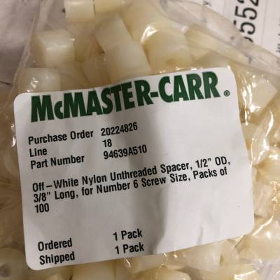 供应美国MCMASTER-CARR 塑料垫圈 94639A510波形垫圈