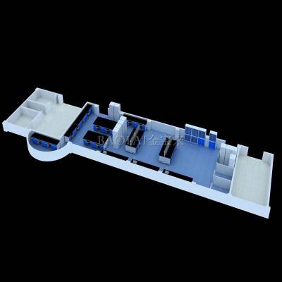 实验室设计立体图 理化实验室装修 梅州实验洁净工程