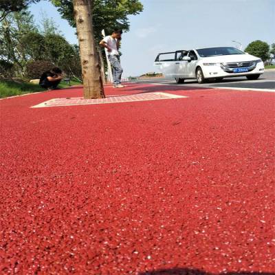 江北区 彩色透水混凝土 无砂大孔透水混凝土 透水混凝土施工 沥青混凝土材料 厂家包工包料