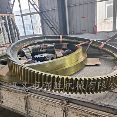 厂家生产铸钢件大齿轮 制作多种规格烘干机大齿圈