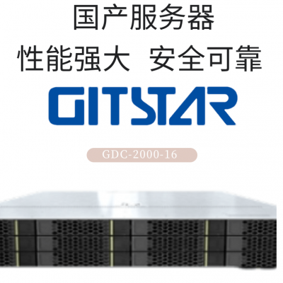 GITSTAR集特 2个鲲鹏920处理器2U2路机架式服务器GDC-2000-16