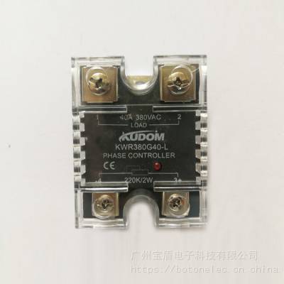 库顿 KUDOM KWR380G40-L 电位器调节型 单相调压模块 调功调压模块 可控硅调压器
