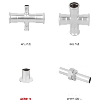 四川成都不锈钢水管 304薄壁水管 规格齐全厂家直销 双卡压式/环压式管件