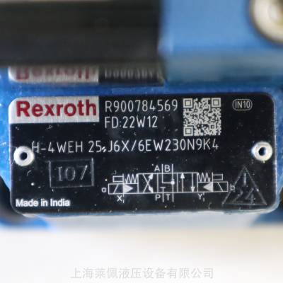 R900784569 H-4WEH25J6X/6EW230N9K4 德国力士乐REXROTH电液阀